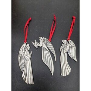 VINTAGE 1994 HOME FOR THE HOLIDAYS ANGEL ORNAMENTS - SET OF 3